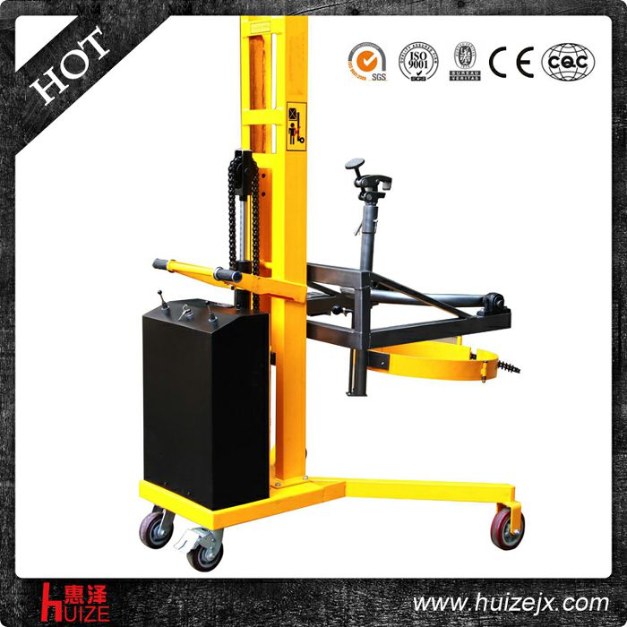 半電動(dòng)油桶車(chē)（直角腿，夾鐵桶翻轉(zhuǎn)）2