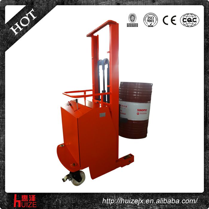 半電動配重油桶車（無底腿,只堆垛，不翻轉(zhuǎn)）
